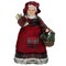 Northlight 16" Country Mrs Claus with Basket and Gift Christmas Figure